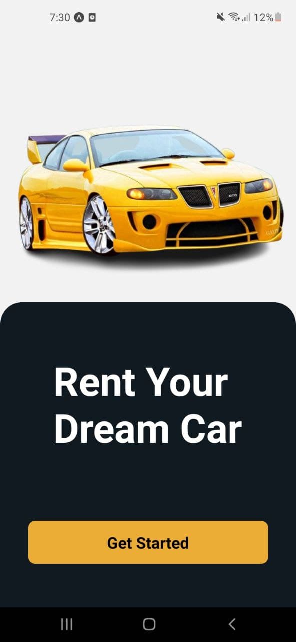 Car Rent App