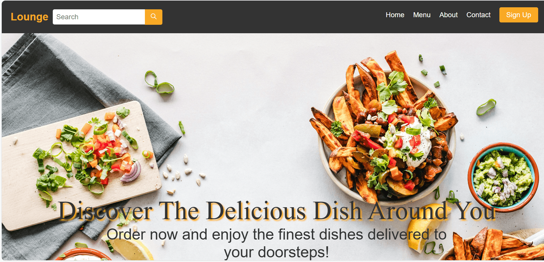 Lounge Food – Live Ordering