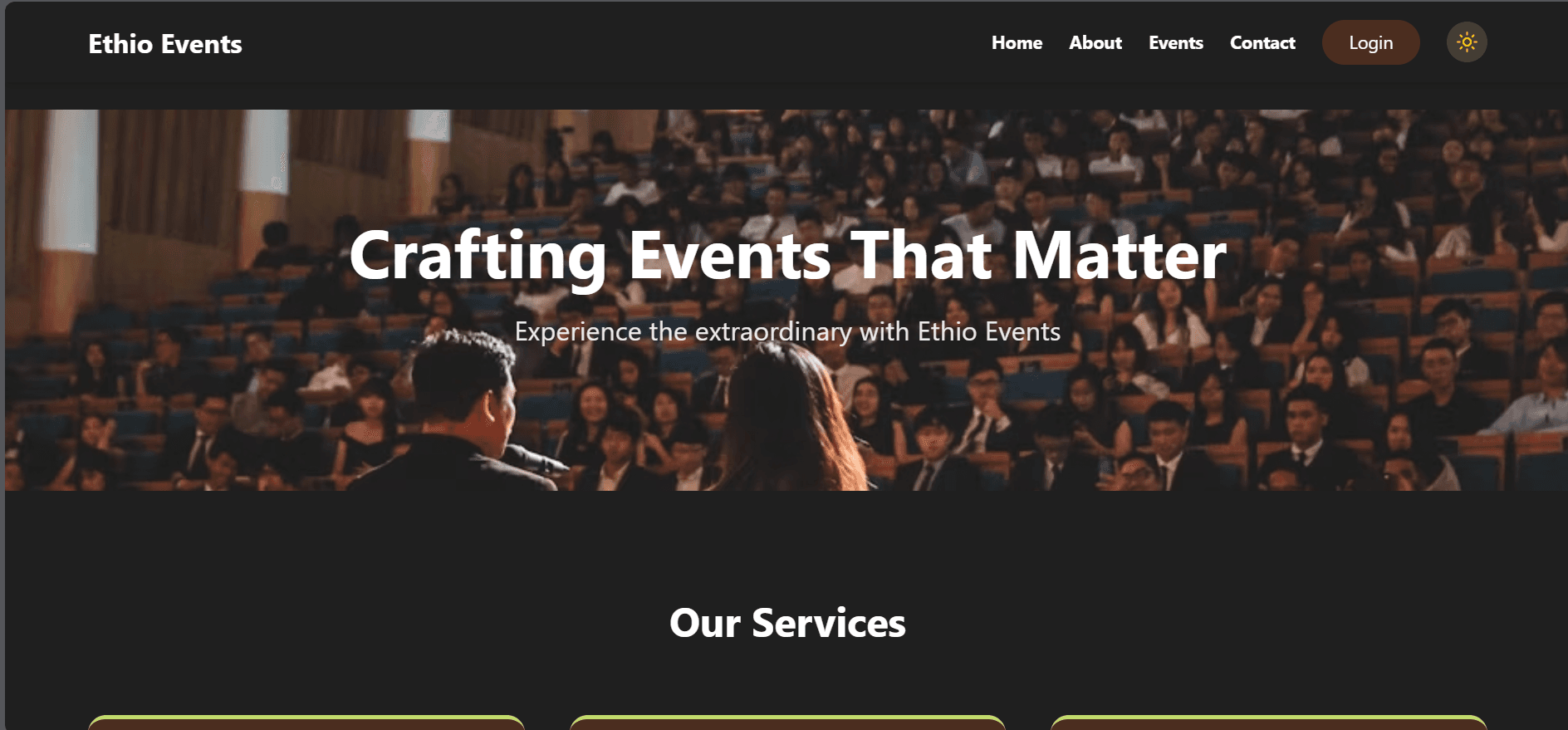 EthioEvents – Management